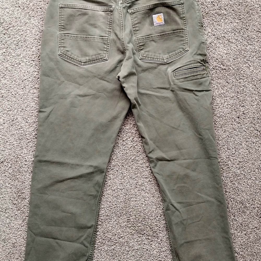 Carhartt Olive Green Work Pants W32 L30